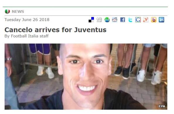 吐血付出高达4000万欧元转会费！尤文宣布坎塞洛抵都灵