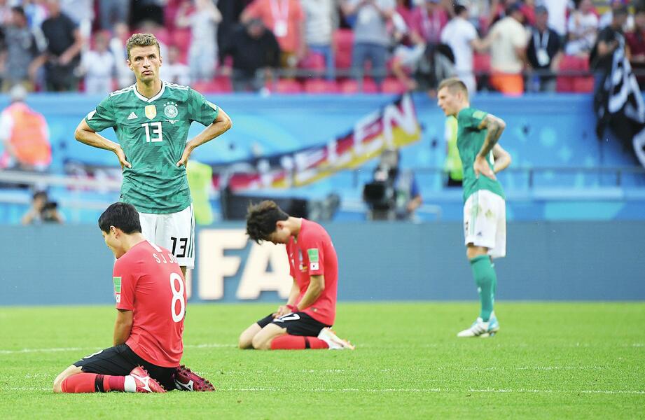 德国队0:2不敌韩国队 爆冷卫冕冠军回家