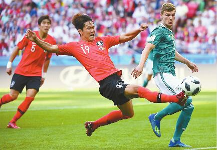 韩国2-0德国 卫冕冠军出局：从天堂到地狱只差一个球