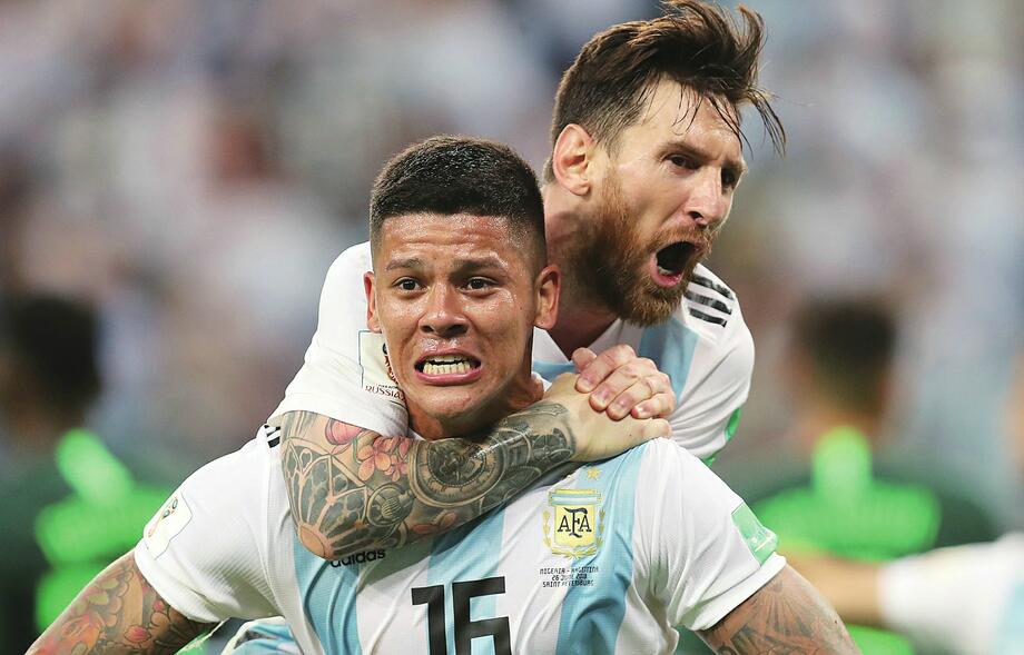 阿根廷队众将爆发 梅西晋级之夜连破纪录