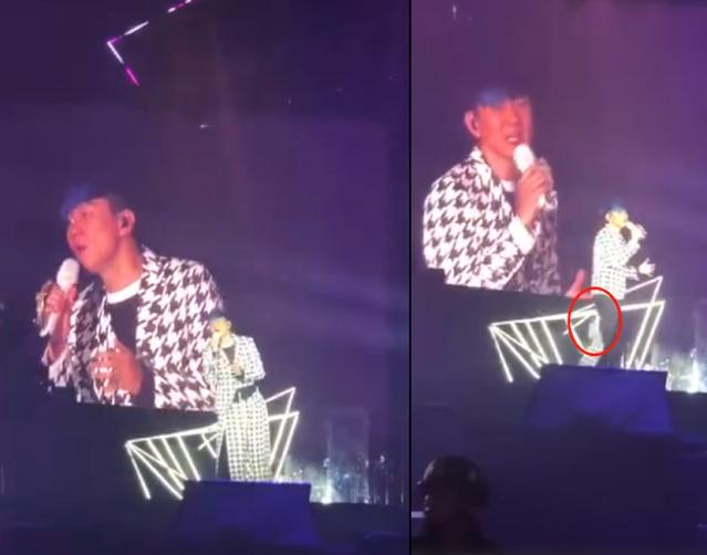 糗事上微博热搜！如此机智的林俊杰 裤子掉了继续唱歌也不尴尬