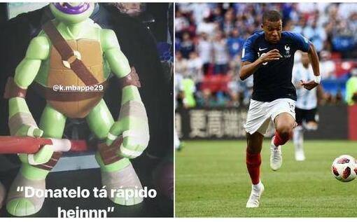 绿荫跑男！姆巴佩被赞忍者神龟 拥有多纳泰罗爆棚般的速度