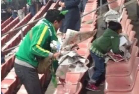 可以说是虽败犹荣:日本队清理更衣室 中国球迷