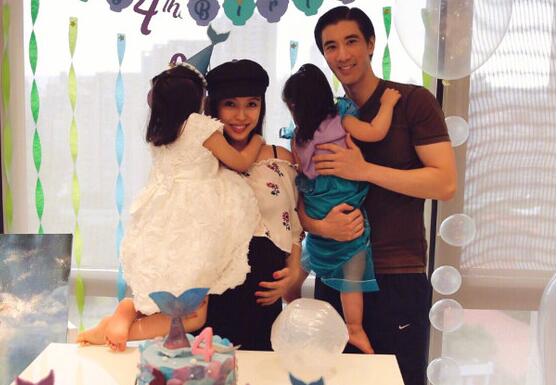 3+1？王力宏晒全家福一家四口同框 即将迎接新成员到来