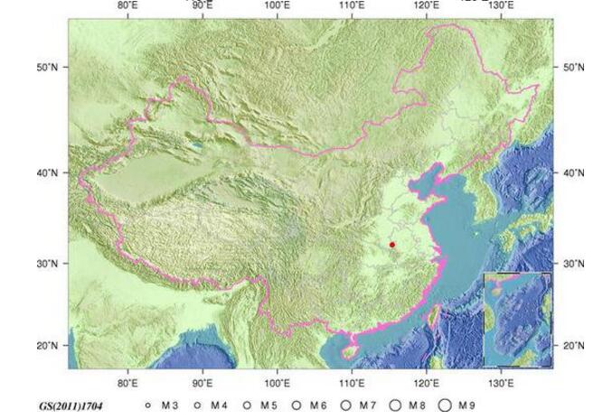 7月10日8时35分 河南信阳发生地震 震源深度9千米