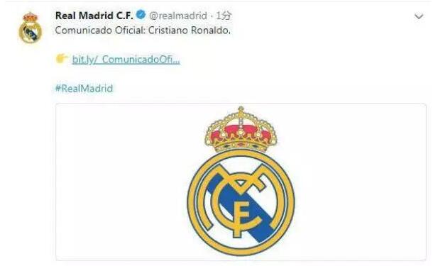 临别见真情!C罗告别信回顾皇马温馨过往 不久将踏上亚平宁半岛