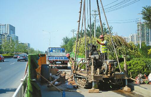 顺河高架南延开始地下“摸底”
