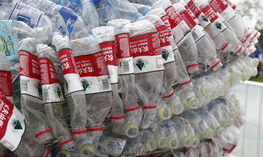 日照4万个塑料瓶变身9米鲸鲨获基尼斯之最