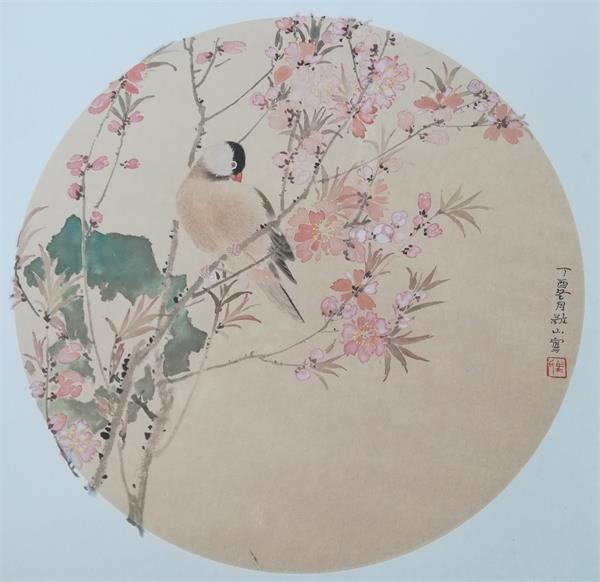 艺博会刮来一股清新之风 贾广健硕士研究生马敬山花鸟画来袭