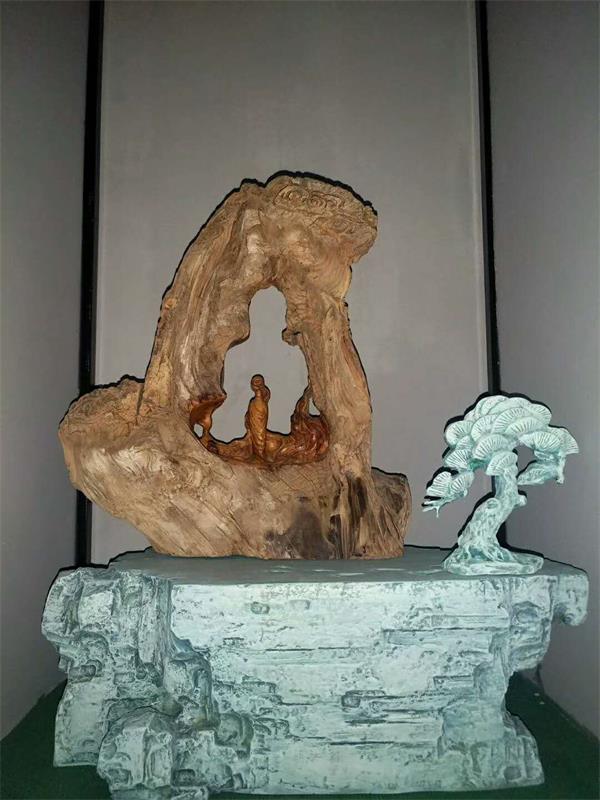 山西崖柏协会组团参展济南艺博会