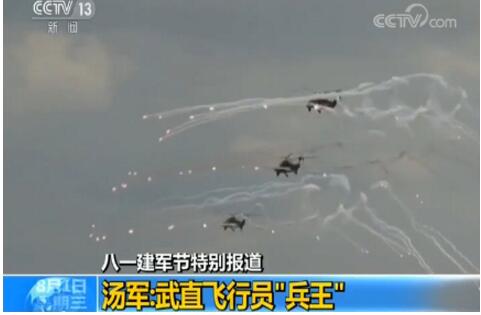 【八一建军节特别报道】汤军：武直飞行员“兵王”