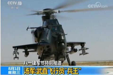 【八一建军节特别报道】汤军：武直飞行员“兵王”
