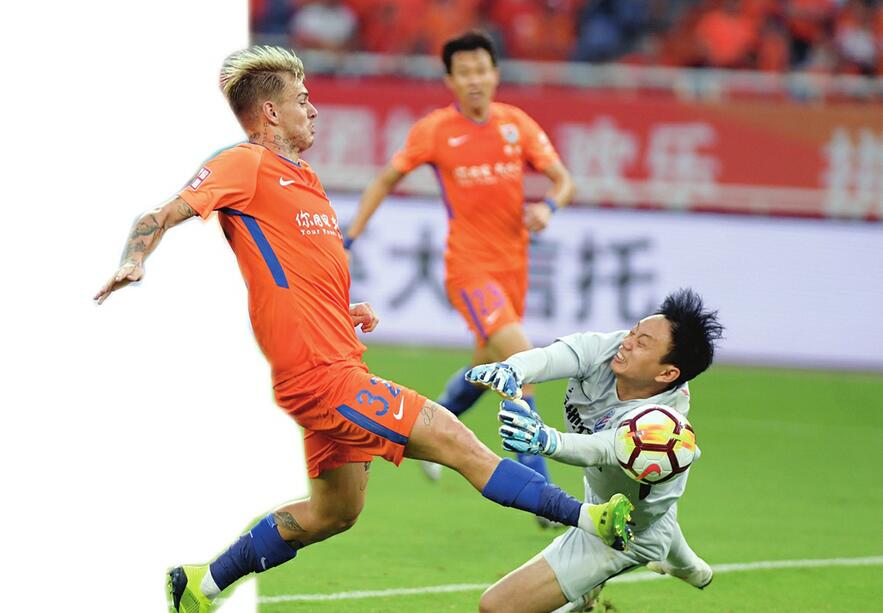 北京国安VS山东鲁能 榜首之争 矛盾之战