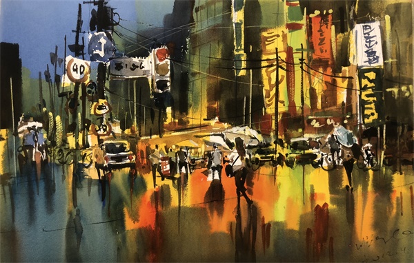 滕飞水彩艺术 艺博会不可不看的亮点