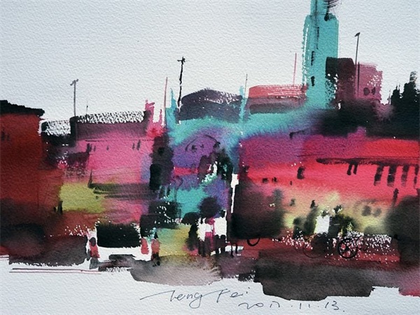 滕飞水彩艺术 艺博会不可不看的亮点