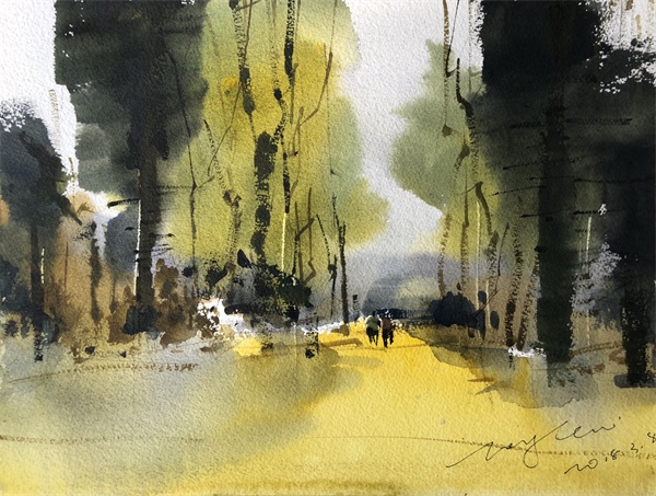 滕飞水彩艺术 艺博会不可不看的亮点