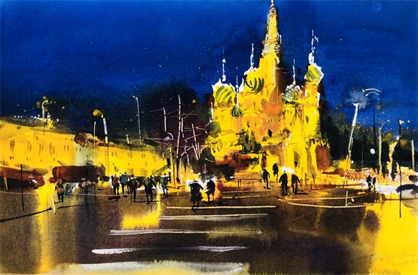 滕飞水彩艺术 艺博会不可不看的亮点