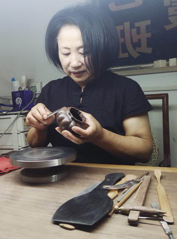 来艺博会 赏陈宝娣紫砂艺术