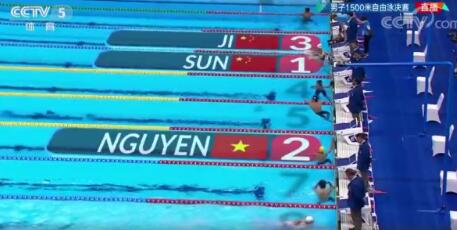 好好休息！自由泳孙杨三连冠 网友：大白杨太不容易