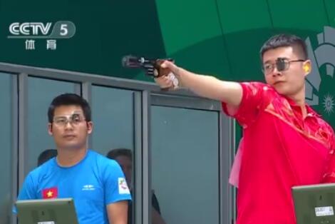 他们都是神枪手!姚兆楠夺金 男子25米手枪速射包揽冠亚军