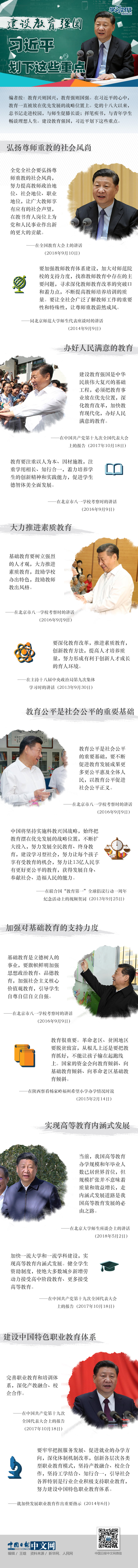 建设教育强国 习近平划下这些重点
