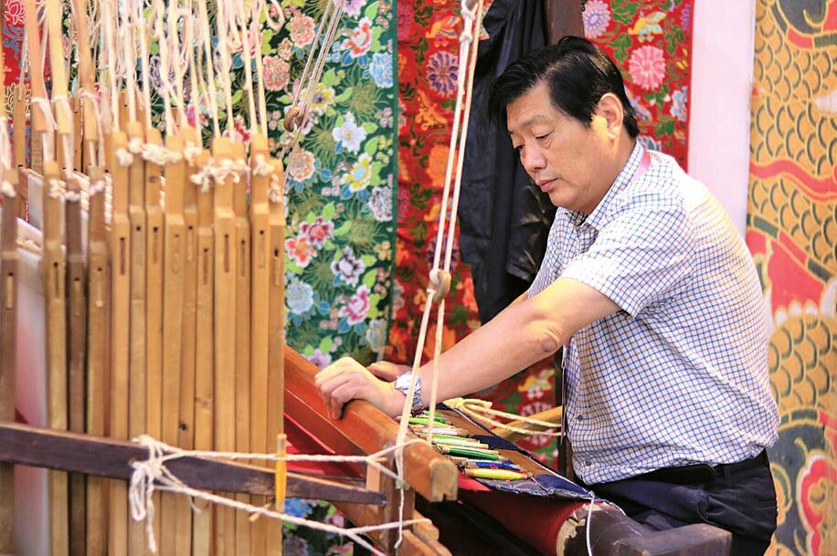 工艺的传承需要工匠精神--记南京云锦国家级传承人周双喜