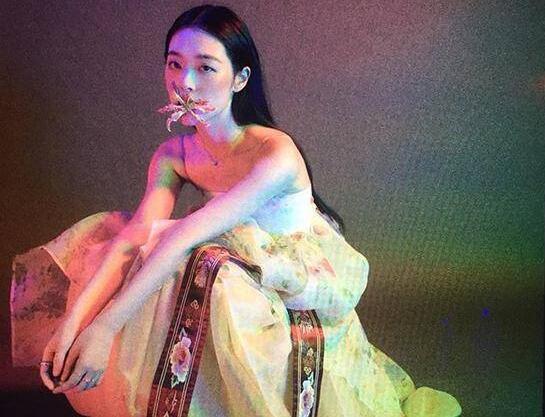 玷污传统?雪莉穿改良韩服美翻了 网友diss太过性感火辣希望其