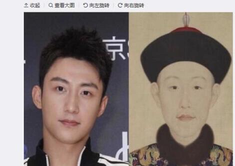 你觉得像吗？黄景瑜撞脸乾隆 对比图令大家大跌眼镜
