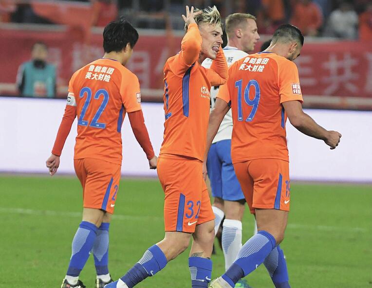 鲁能赢球巩固三甲位置 佩莱传射成功臣 格德斯捅破“窗户纸”