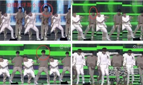 人体节拍器不是盖的！张艺兴的抖腿速度惊人 伴舞人员何弃疗