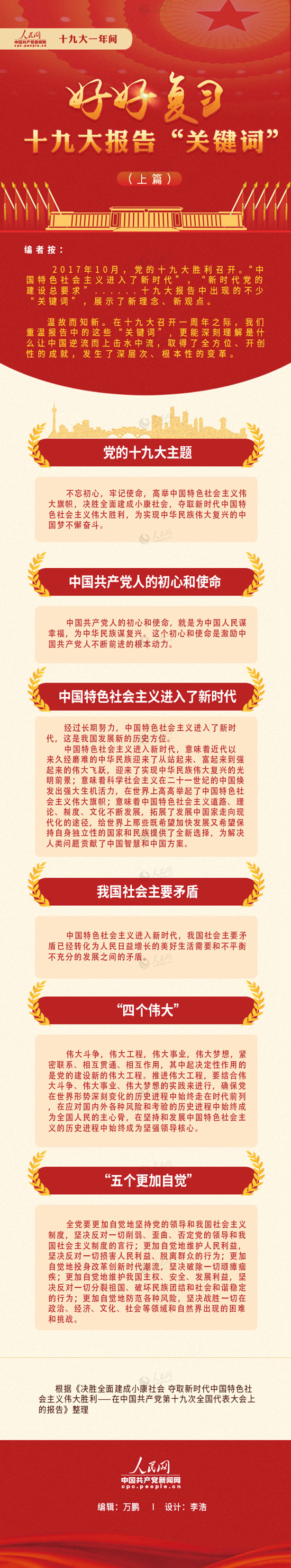 图解：好好复习·十九大报告“关键词”（上篇）