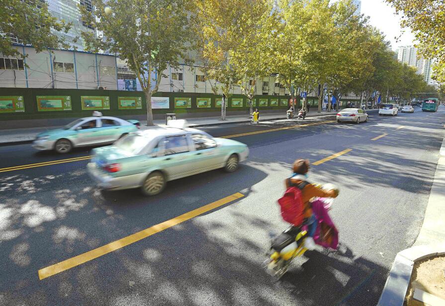 花园路改造竣工通车