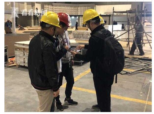 进博会布展工作紧锣密鼓 部分展位雏形初现