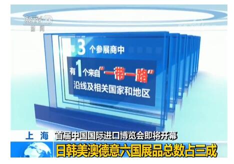 首届中国国际进口博览会即将开幕：日韩美澳德意六国展品总数占三成