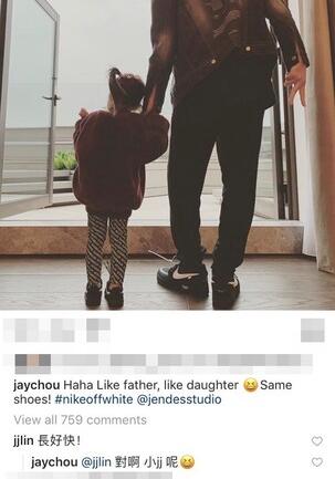 JJ就剩你还没长大了!三岁小周周身高 连林俊杰都羡慕评论:长好快哦