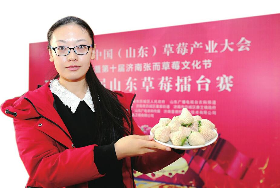 历城打造山东“第一草莓”新名片