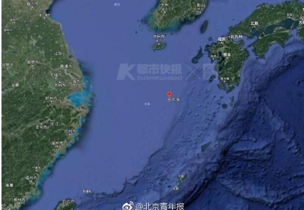  东海发现无人游轮  