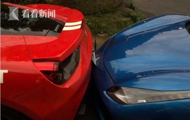 孝子打工撞法拉利事情具体经过 一路刮花4辆法拉利豪车