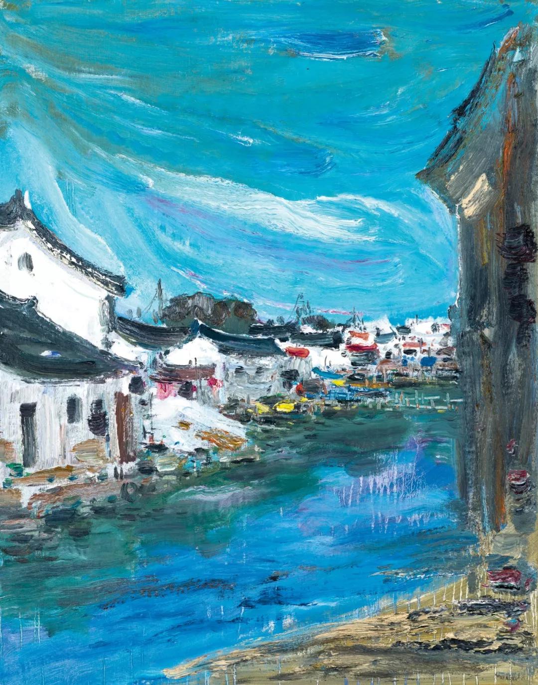 色泽·山东戎翰书画院写实油画院锦溪无锡写生八人作品汇报展将于12月22在济南天绘阁美术馆开展