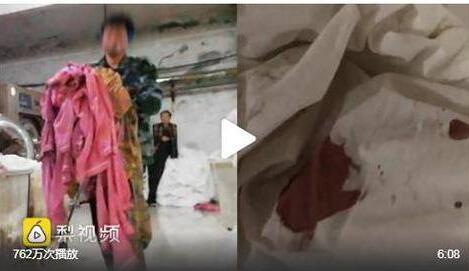 [现场实拍]爆酒店白床单清洗怎么回事?清洗过程真相曝光细思极恐