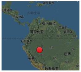 1月5日巴西发生6.7级地震 位置与秘鲁和玻利维亚接壤
