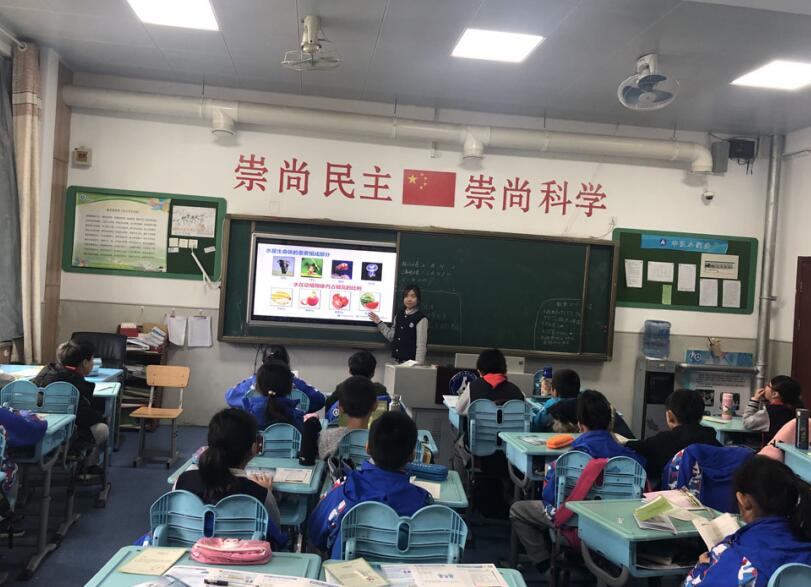 山师附小水开展知识互动课堂