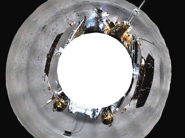 [360度环拍]月球背面全景图来了 着陆点周围月面地形地貌分析完成