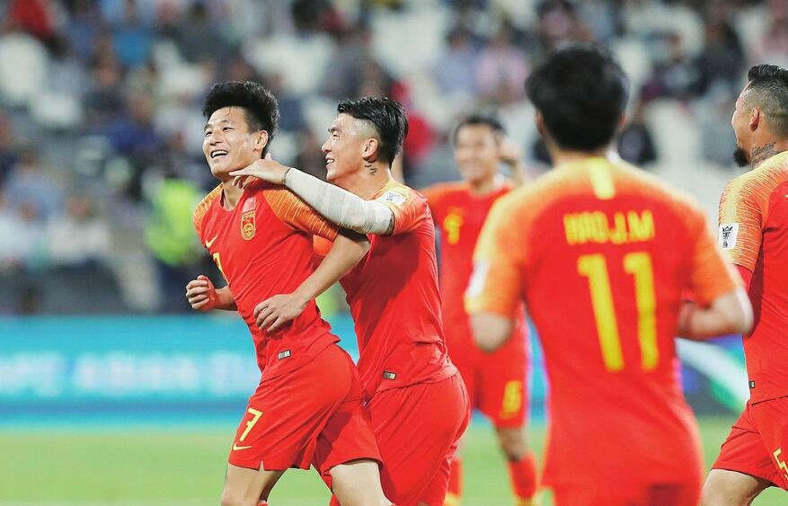 国足出线了 亚洲杯武磊梅开二度 于大宝锦上添花