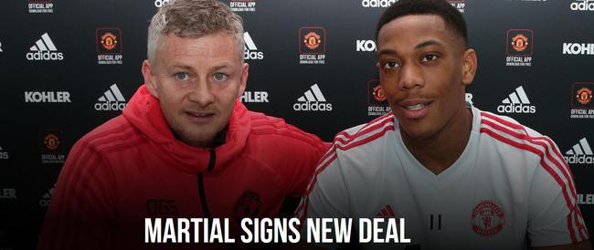 曼联官方宣布法国妖王续约 5年长约周薪涨至20万