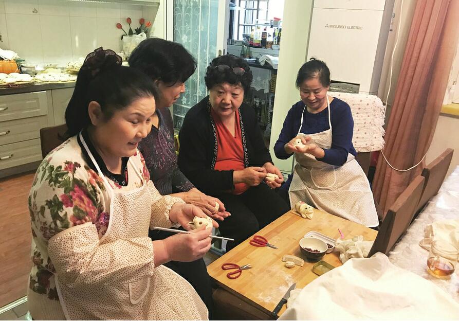 胶东花馍送邻里 手艺蒸出新年味