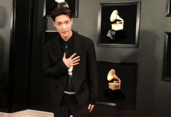 张艺兴现身格莱美 以官方唯一邀请中国艺人身份观礼