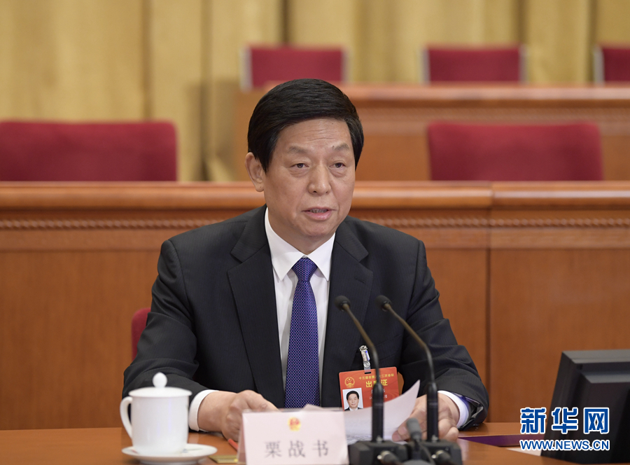 十三届全国人大二次会议举行预备会议