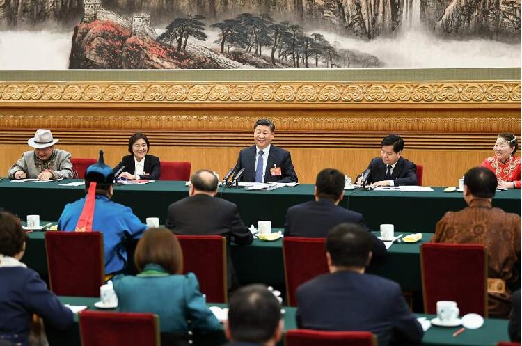 在内蒙古团，习近平集中谈了一件大事