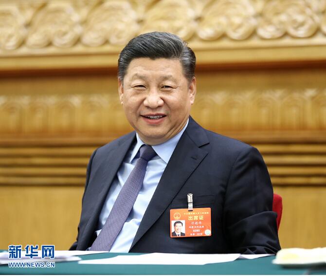 习近平栗战书汪洋王沪宁赵乐际分别参加全国人大会议一些代表团审议